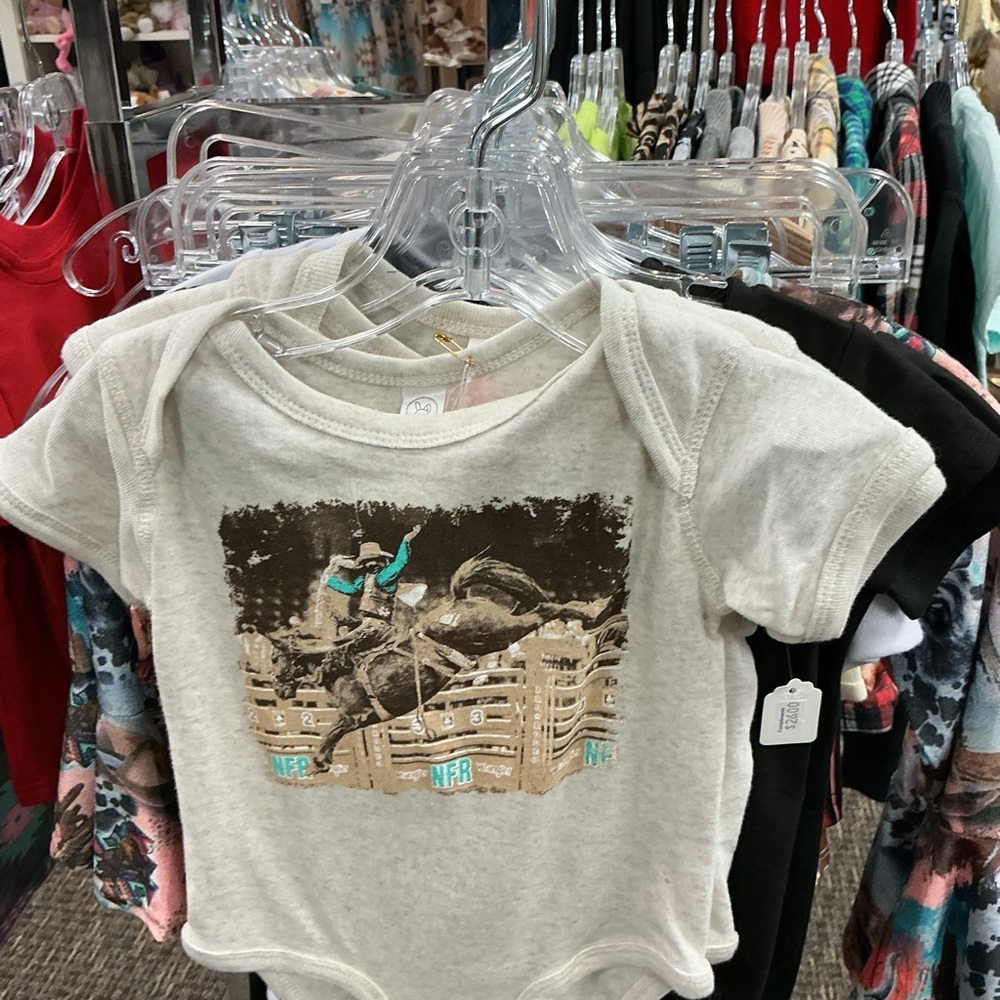 Rodeo Graphic Baby Onesie